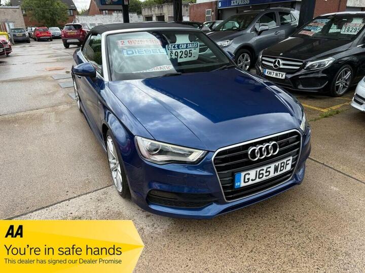 Audi A3 Cabriolet 2.0 TDI S Line S Tronic Euro 6 (s/s) 2dr