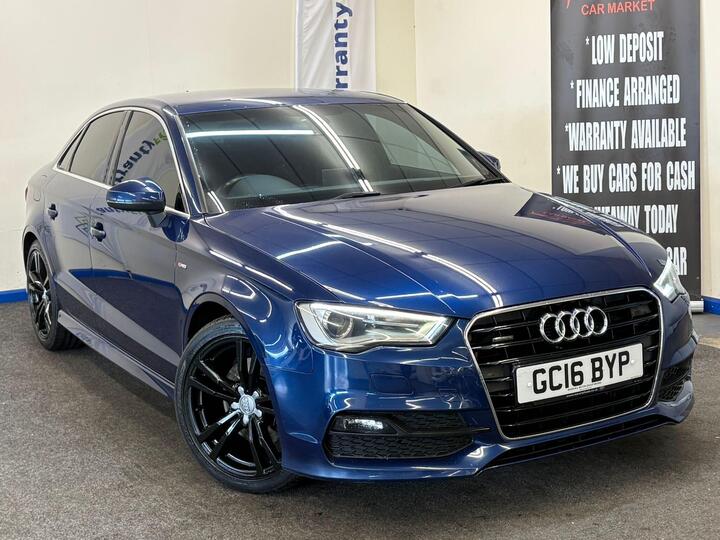 Audi A3 2.0 TDI S Line S Tronic Quattro Euro 6 (s/s) 4dr (Nav)