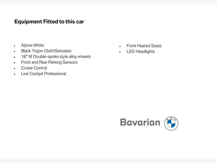 BMW 1 Series 1.5 118i M Sport (LCP) Euro 6 (s/s) 5dr