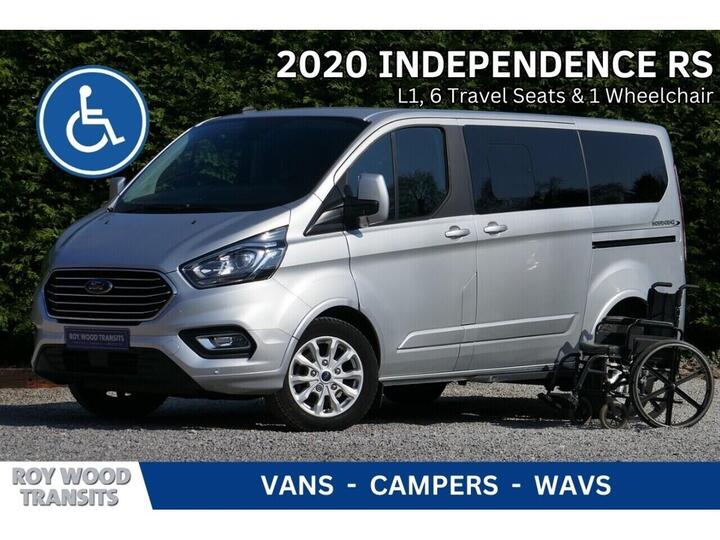 Ford Tourneo Custom Allied Independence RS 6 Seater With Rear Wheelchair Access - Super Versatile Conversion 2.0 5dr MPV 6 Speed Manual Diesel Ford Tourneo Custom Allied Independence RS 6 Seater With Rear Wheelchair Access - Super Versatile Conversion 2.0 5dr MPV 6 Speed Manual Diesel