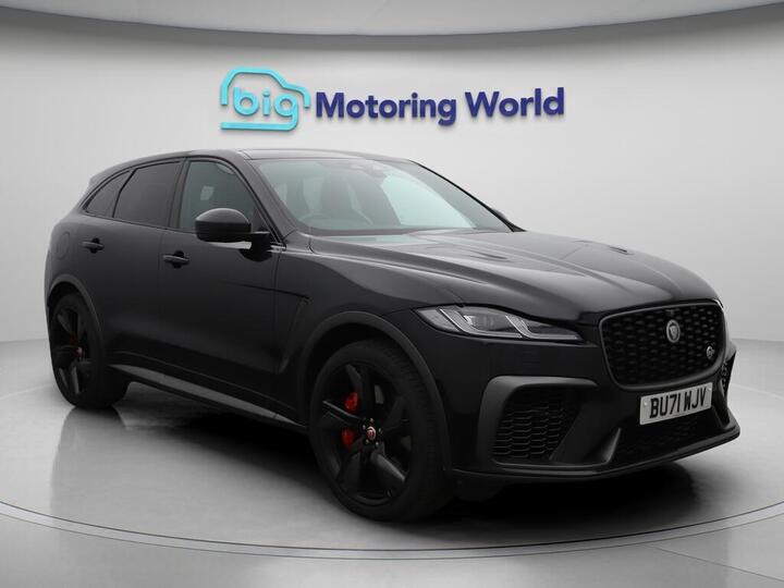 Jaguar F-PACE 5.0 P550 V8 SVR Quickshift AWD Euro 6 (s/s) 5dr