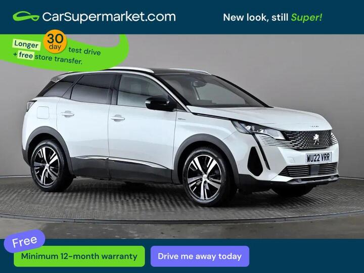 Peugeot 3008 1.6 13.2kWh GT E-EAT Euro 6 (s/s) 5dr Peugeot 3008 1.6 13.2kWh GT E-EAT Euro 6 (s/s) 5dr