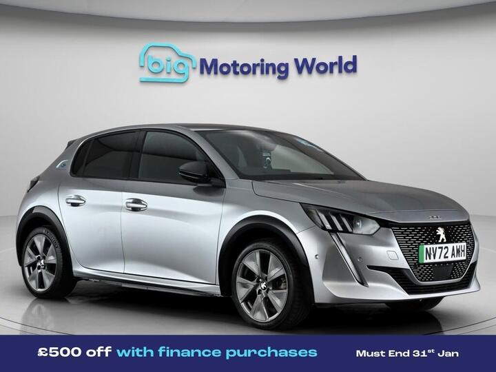 Peugeot E-208 50kWh GT Premium Auto 5dr (7kW Charger) Peugeot E-208 50kWh GT Premium Auto 5dr (7kW Charger)