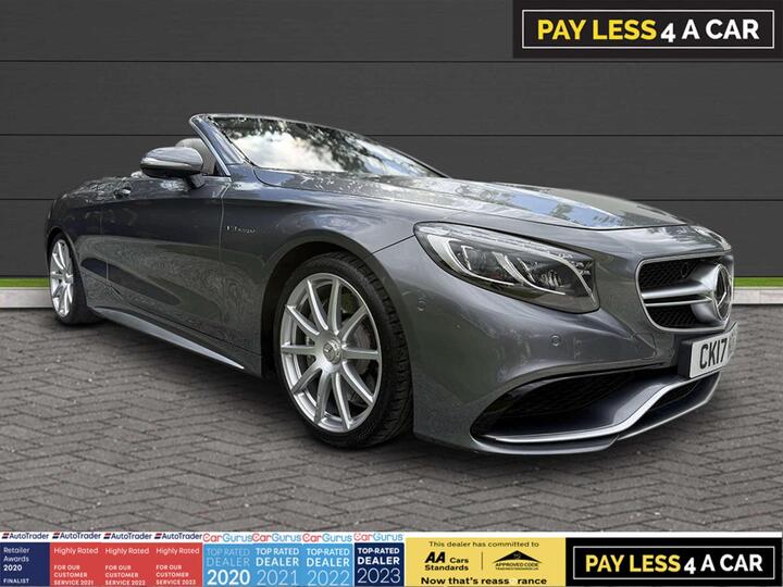 Mercedes-Benz S-CLASS 5.5 S63 V8 AMG S Cabriolet SpdS MCT Euro 6 (s/s) 2dr Mercedes-Benz S-CLASS 5.5 S63 V8 AMG S Cabriolet SpdS MCT Euro 6 (s/s) 2dr