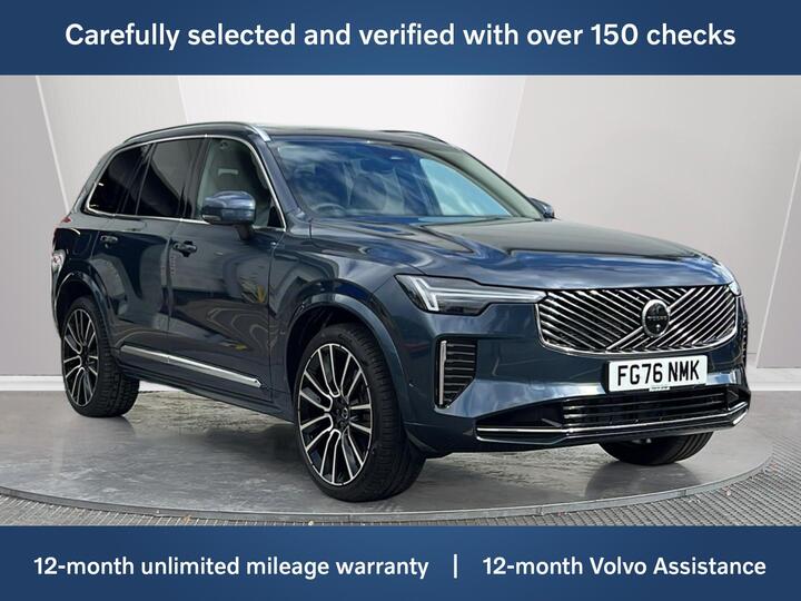 Volvo XC90 2.0 T8 18.8kWh Ultra Bright Auto 4WD Euro 6 (s/s) 5dr