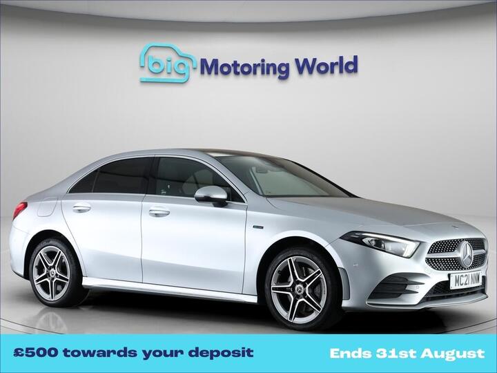 Mercedes-Benz A Class 1.3 A250e 15.6kWh AMG Line (Premium Plus 2) 8G-DCT Euro 6 (s/s) 4dr