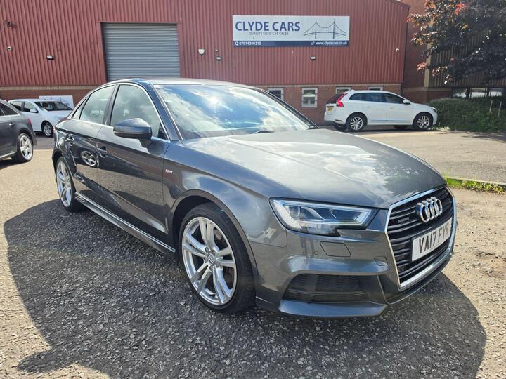 Audi A3 2.0 TDI S Line S Tronic Auto 6Spd Quattro Euro 6 (s/s) 4dr