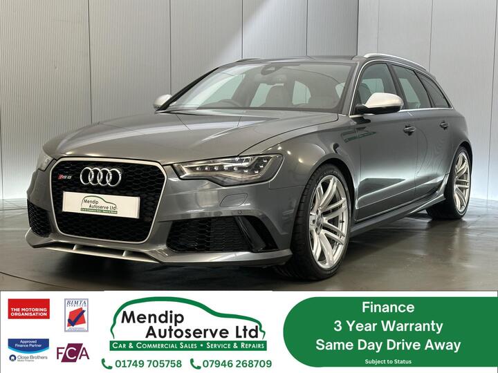 Audi RS6 Avant 4.0 TFSI V8 Estate 5dr Petrol Tiptronic Quattro Euro 6 (s/s) Audi RS6 Avant 4.0 TFSI V8 Estate 5dr Petrol Tiptronic Quattro Euro 6 (s/s)