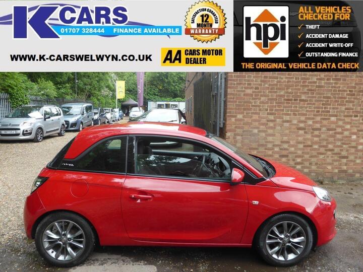 Vauxhall ADAM 1.2 16v JAM Euro 5 3dr