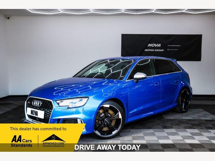 Audi RS3 2.5 TFSI Sportback 5dr Petrol S Tronic Quattro Euro 5 (340 Ps) 3 MONTHS WARRANTY INCLUDED!