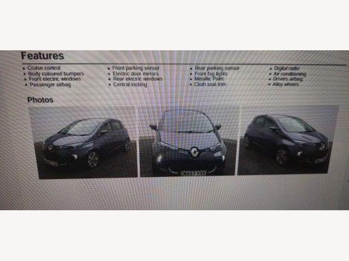 Renault Zoe R90 41kWh Dynamique Nav Auto 5dr (Battery Lease) Renault Zoe R90 41kWh Dynamique Nav Auto 5dr (Battery Lease)