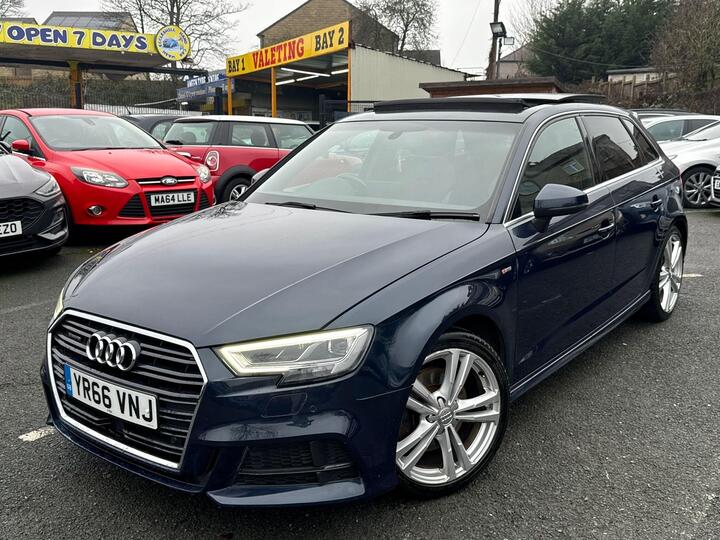 Audi A3 2.0 TFSI S Line Sportback S Tronic Quattro Euro 6 (s/s) 5dr