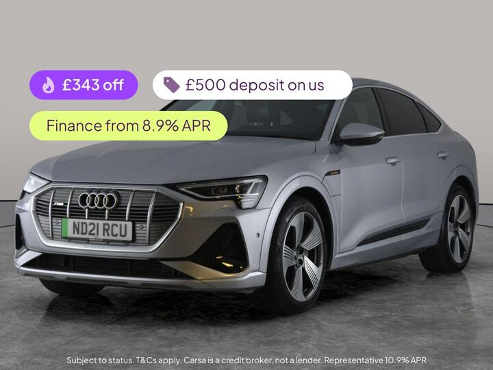Audi E-tron 55 S Line Sportback Auto Quattro 5dr 95kWh