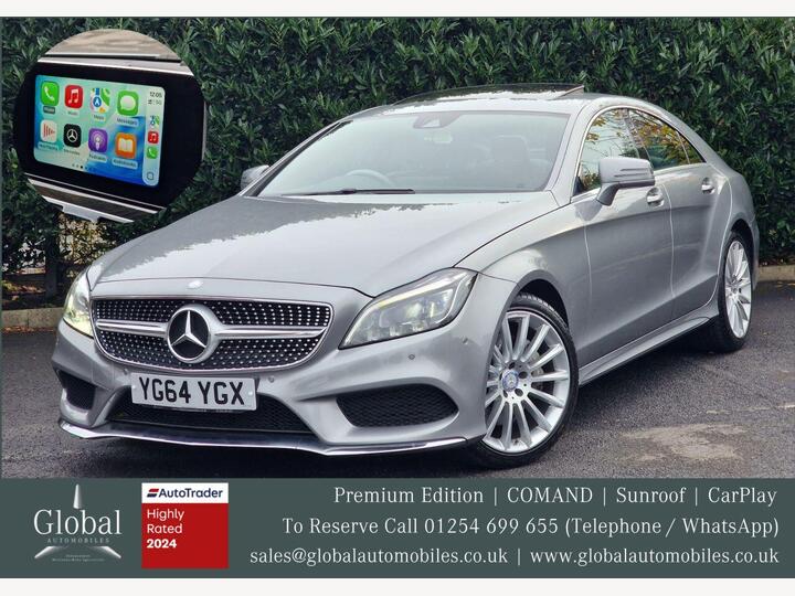 Mercedes-Benz CLS CLASS 3.0 CLS350d V6 AMG Line (Premium) Coupe G-Tronic+ Euro 6 (s/s) 4dr Mercedes-Benz CLS CLASS 3.0 CLS350d V6 AMG Line (Premium) Coupe G-Tronic+ Euro 6 (s/s) 4dr