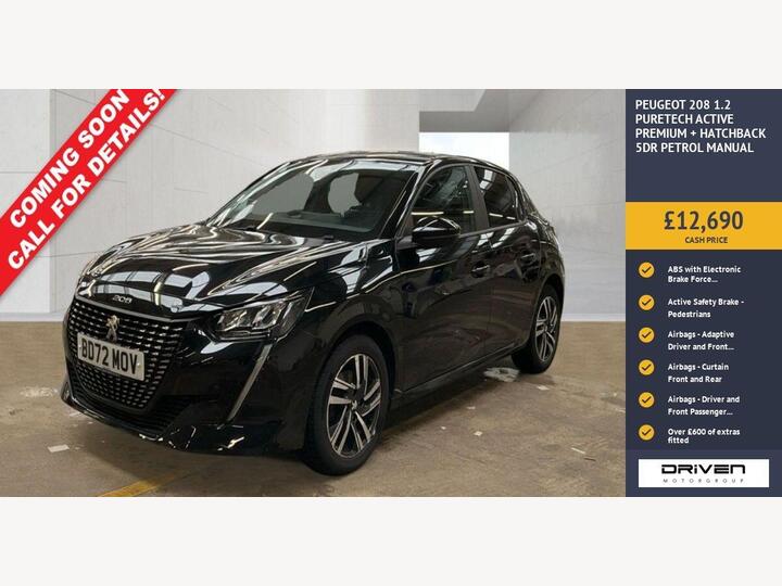 Peugeot 208 1.2 PureTech Active Premium + Euro 6 (s/s) 5dr