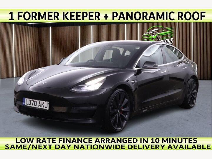 Tesla Model 3 (Dual Motor) Performance Auto 4WDE 4dr (Performance Upgrade)