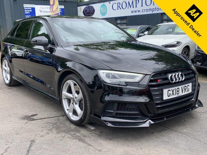 Audi S3 2.0 TFSI Black Edition Sportback S Tronic Quattro Euro 6 (s/s) 5dr