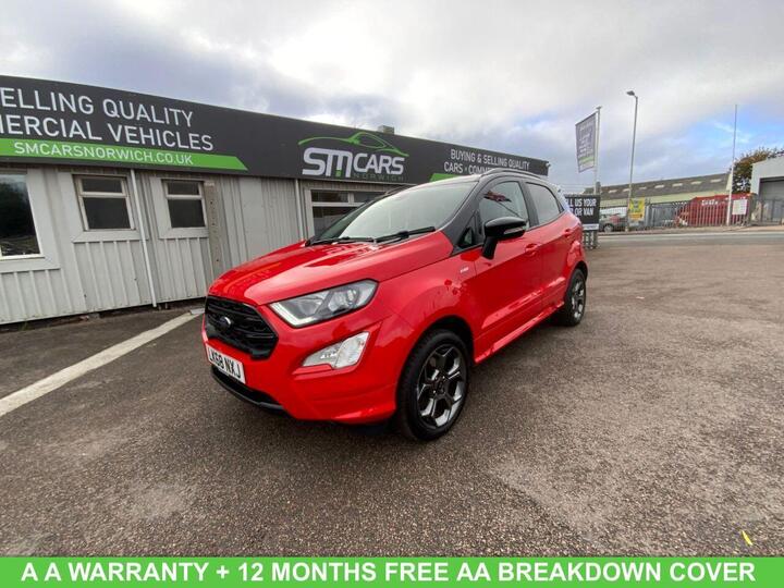 Ford ECOSPORT 1.0T EcoBoost ST-Line Euro 6 (s/s) 5dr Ford ECOSPORT 1.0T EcoBoost ST-Line Euro 6 (s/s) 5dr
