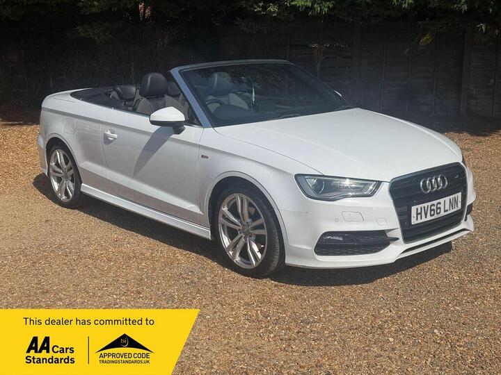Audi A3 Cabriolet 1.4 TFSI CoD S Line Euro 6 (s/s) 2dr (Nav)