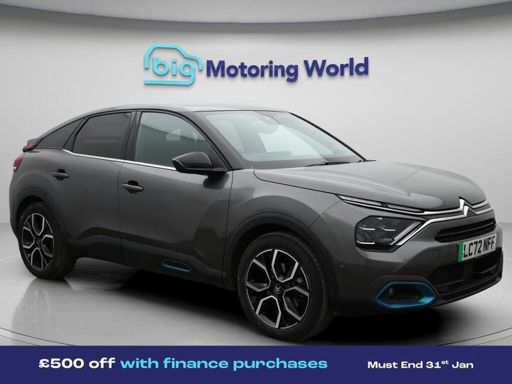 Citroen E-C4 50kWh Shine Plus Auto 5dr (7.4kW Charger)
