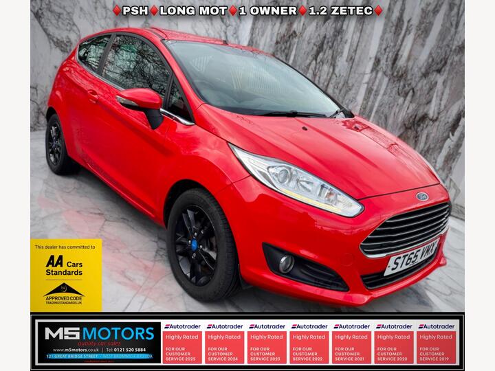 Ford Fiesta 1.25 Zetec Euro 6 3dr