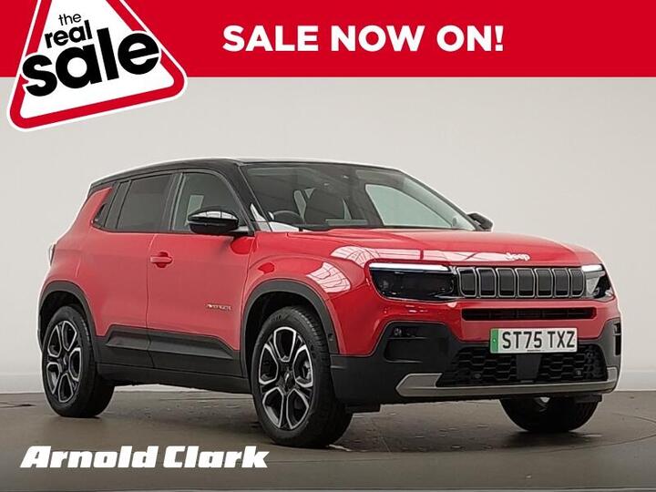 Jeep Avenger 54kWh E-Summit Auto 5dr Jeep Avenger 54kWh E-Summit Auto 5dr