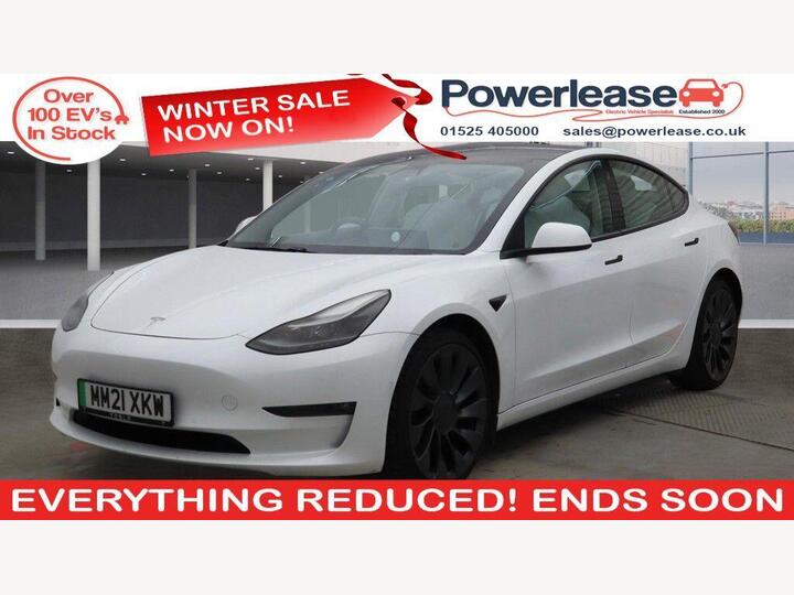 Tesla Model 3 (Dual Motor) Performance Auto 4WDE 4dr (Performance Upgrade)