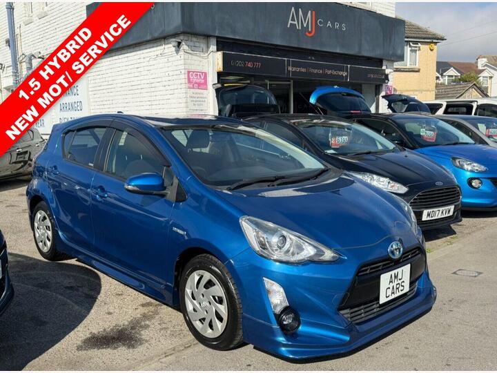 Toyota AQUA 1.5 Automatic Hybrid Petrol JDM IMPORT Blue 5dr NEW MOT + SERVICE