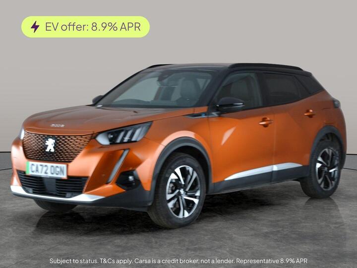 Peugeot E-2008 50kWh GT Auto 5dr (7kW Charger)