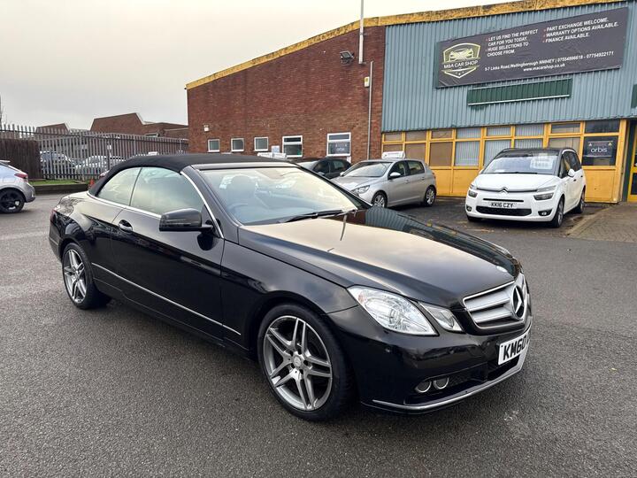 Mercedes-Benz E Class 2.1 E220 CDI BlueEfficiency SE Cabriolet Tiptronic Euro 5 2dr Mercedes-Benz E Class 2.1 E220 CDI BlueEfficiency SE Cabriolet Tiptronic Euro 5 2dr