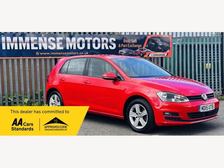 Volkswagen GOLF 1.4 TSI BlueMotion Tech Match DSG Euro 6 (s/s) 5dr