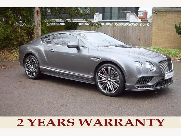 Bentley Continental 6.0 W12 GT Speed Auto 4WD Euro 6 2dr