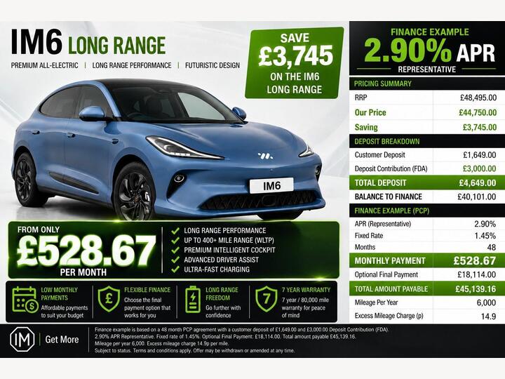 MG MG IM6 100kWh Long Range Auto 5dr