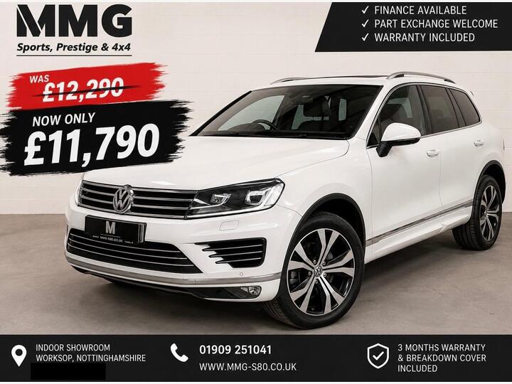 Volkswagen Touareg 3.0 TDI V6 BlueMotion Tech R-Line Tiptronic 4WD Euro 6 (s/s) 5dr