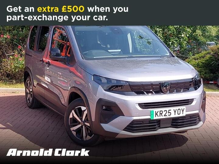 Peugeot E-Rifter 52kWh GT Standard MPV Auto 5dr (7.4kW Charger)