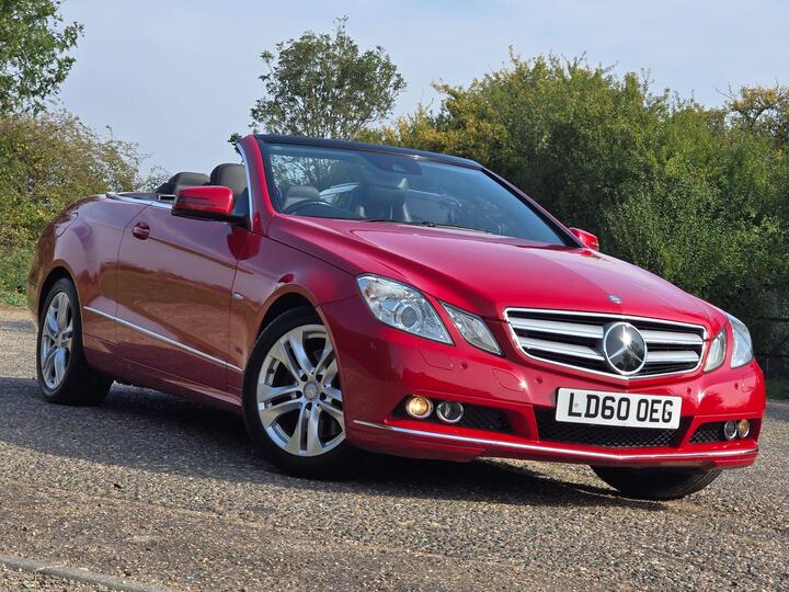 Mercedes-Benz E Class 3.0 E350 CDI V6 BlueEfficiency SE Cabriolet G-Tronic Euro 5 2dr