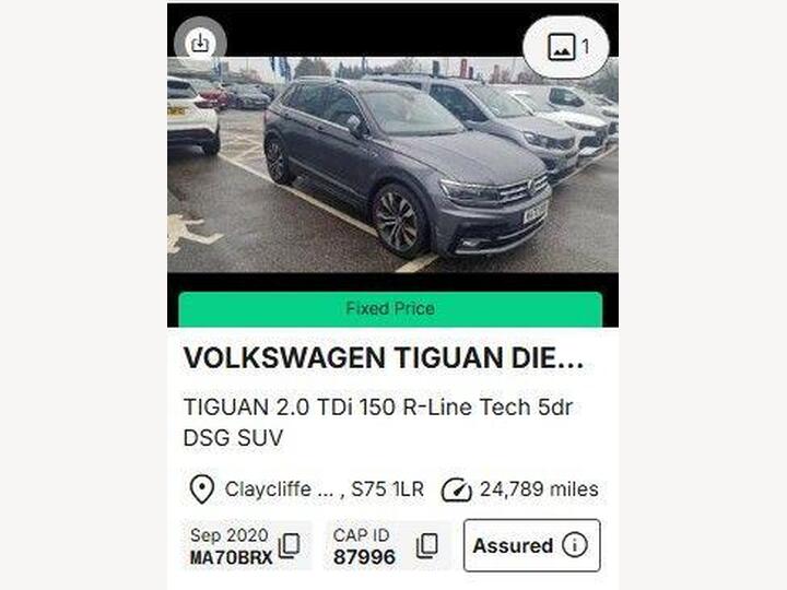 Volkswagen Tiguan 2.0 TDI R-Line Tech DSG Euro 6 (s/s) 5dr