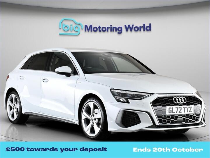 Audi A3 1.5 TFSI 35 S Line Sportback Euro 6 (s/s) 5dr