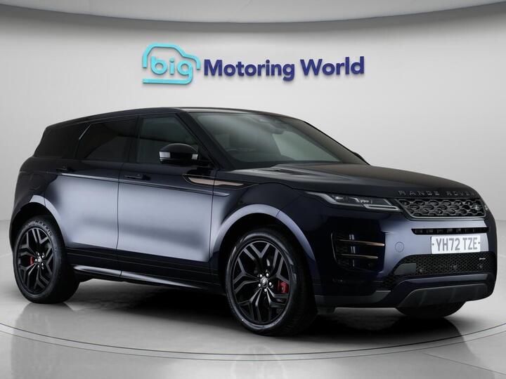Land Rover Range Rover Evoque 1.5 P300e 12.2kWh R-Dynamic HSE Auto 4WD Euro 6 (s/s) 5dr Land Rover Range Rover Evoque 1.5 P300e 12.2kWh R-Dynamic HSE Auto 4WD Euro 6 (s/s) 5dr