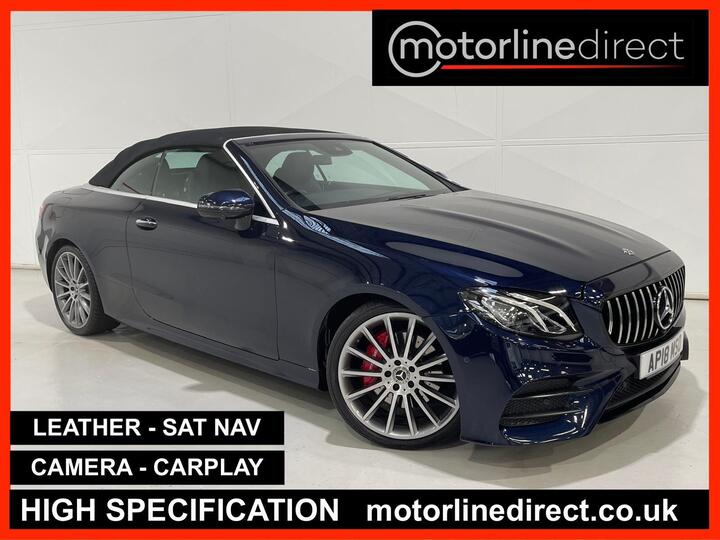 Mercedes-Benz E Class 2.0 E220d AMG Line (Premium) Cabriolet G-Tronic+ Euro 6 (s/s) 2dr