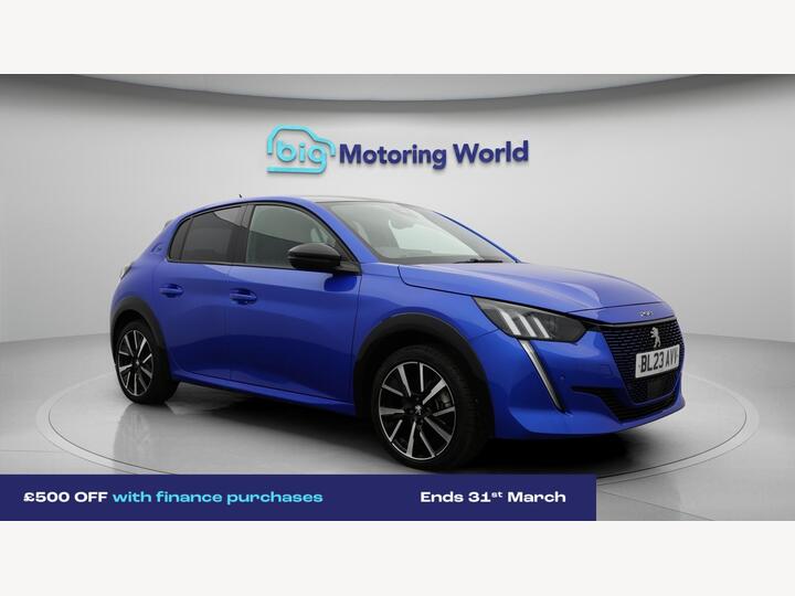 Peugeot E-208 50kWh GT Auto 5dr (7.4kW Charger)