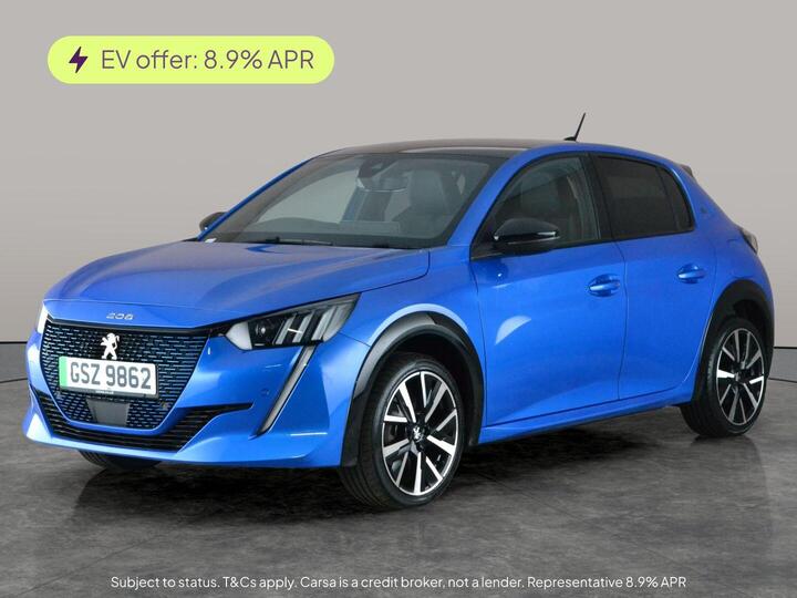 Peugeot E-208 50kWh GT Auto 5dr (7.4kW Charger)