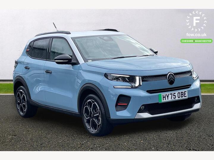 Citroen C3 Standard Range 44kWh MAX Auto 5dr (11kW Charger)