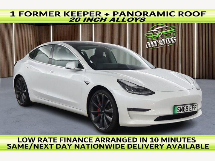 Tesla Model 3 (Dual Motor) Performance Auto 4WDE 4dr (Performance Upgrade)