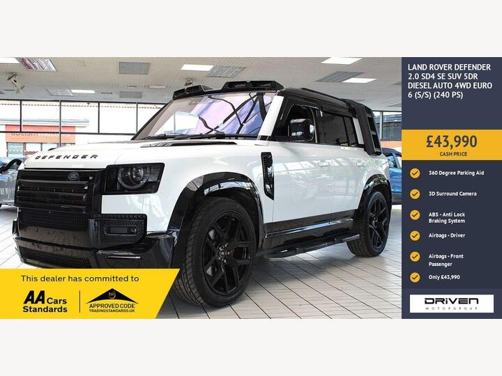 Land Rover DEFENDER 2.0 SD4 SE Auto 4WD Euro 6 (s/s) 5dr