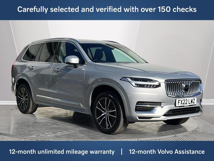 Volvo XC90 2.0h T8 Recharge 18.8kWh Core Auto 4WD Euro 6 (s/s) 5dr