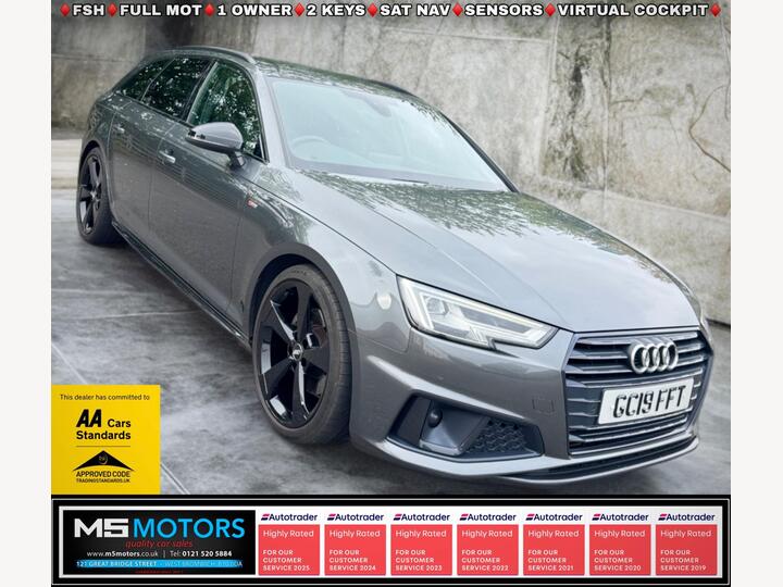 Audi A4 Avant 2.0 TFSI 40 Black Edition S Tronic Euro 6 (s/s) 5dr