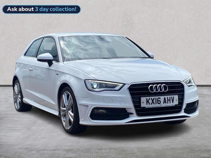 Audi A3 1.6 TDI S Line Euro 6 (s/s) 3dr (Nav)
