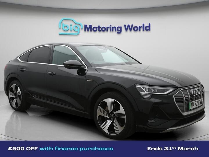 Audi E-tron 55 S Line Sportback Auto Quattro 5dr 95kWh (11kW Charger)