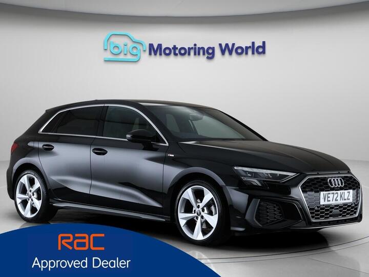 Audi A3 1.0 TFSI 30 S Line Sportback S Tronic Euro 6 (s/s) 5dr